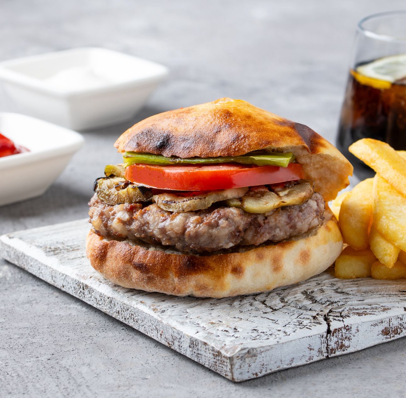 Urfa Köfte Burger at BeYaZ Street Food in Dubai Hills Mall